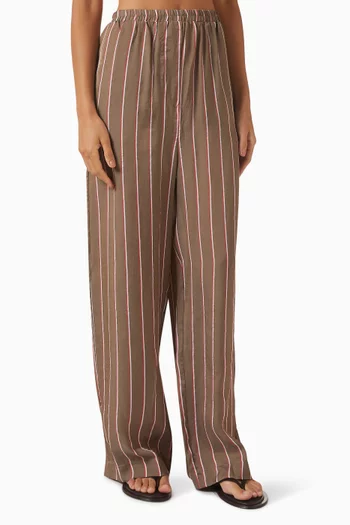 Baxter Fluid Track Pants in Silk-blend