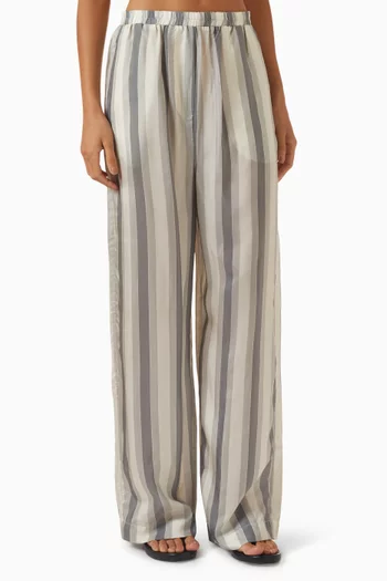 بنطال باكستر بنقشة مخططة
