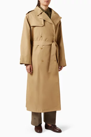 Riva Trench Coat in Cotton Blend
