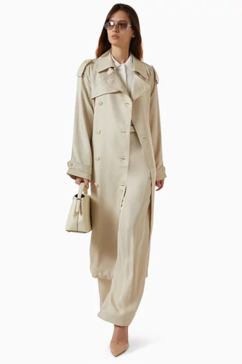 Veyron Trench Coat in Twill