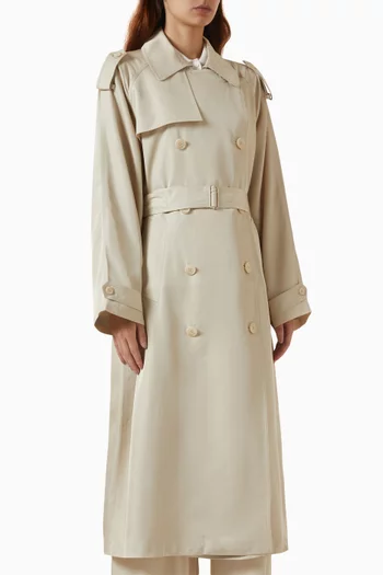 Veyron Trench Coat in Twill