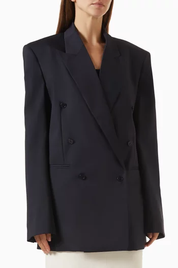 Monterey Structured Blazer in Wool-blend