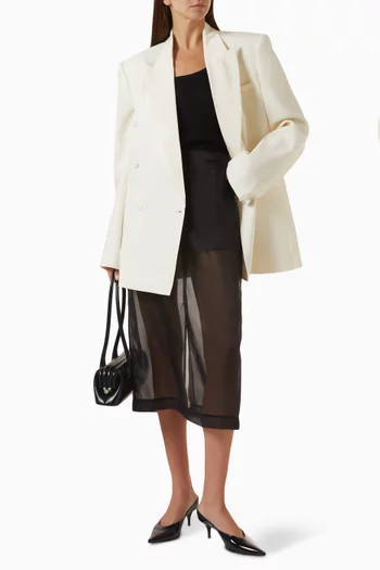 Monterey Structured Blazer in Wool-blend
