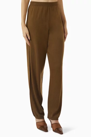 Olia Knit Sweatpants in Wool Blend