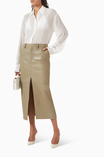 Peri Sheer Shirt in Georgette