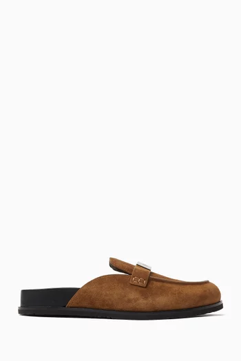 LeeLee Mules in Suede