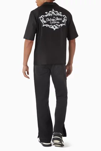 Chateau Crest Camp Shirt in Silk