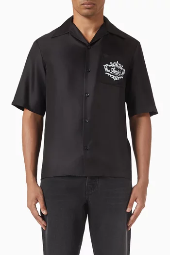Chateau Crest Camp Shirt in Silk