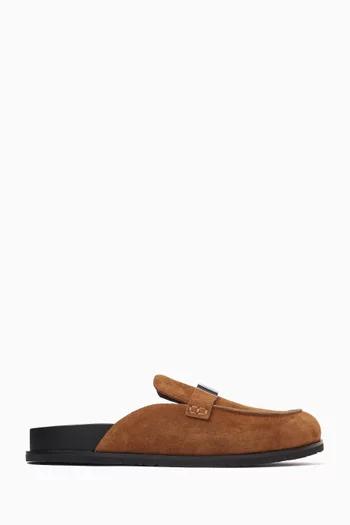 LeeLee Mules in Suede