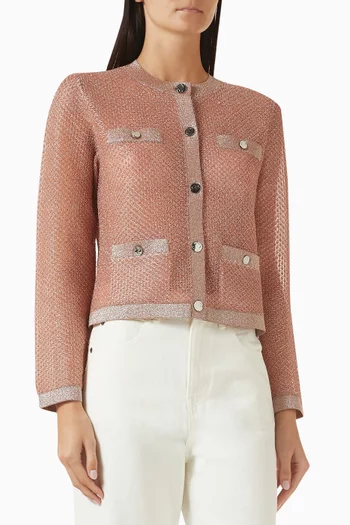 Kendra Cardigan in Mesh