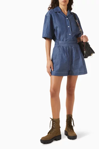 Boxy Jumpsuit in Chambray
