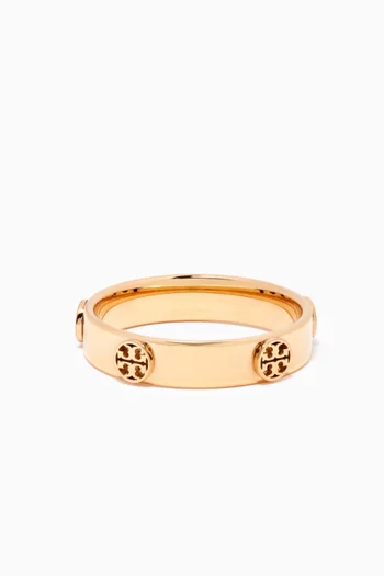 Miller Stud Ring in 18kt Gold-plated Brass