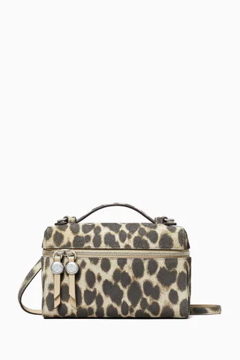 Slim Top-handle Bag in Suede