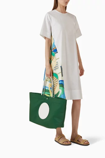 Ella Twist Reversible Tote Bag in Recycled Nylon
