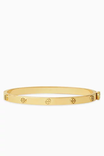 Miller Stud Hinge Bracelet in Gold-tone Brass
