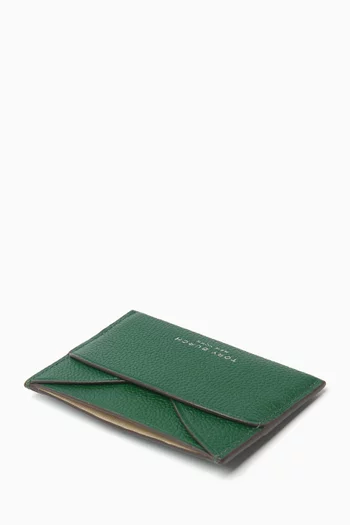Romy Flat Card Case in Leather