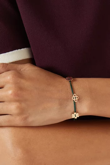Forget Me Not Cord Bracelet