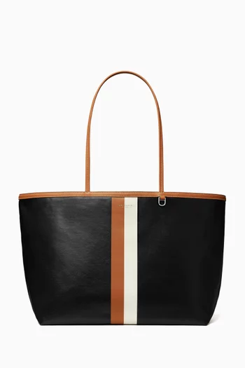 Racer Tote Bag in Coated Canvas