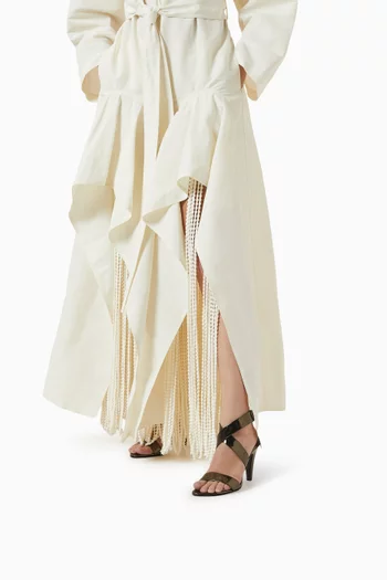 Crisscross Sandals in Calfskin Leather
