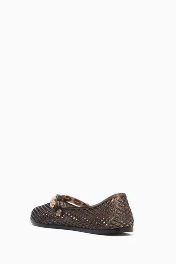Iro Shell-embellished Ballet Flats