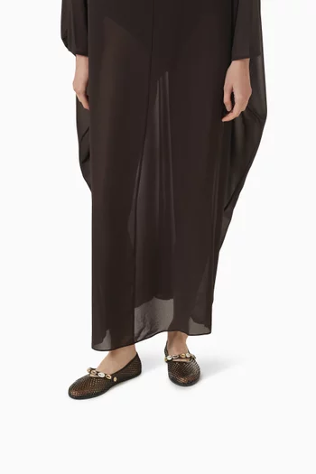 Iro Shell-embellished Ballet Flats