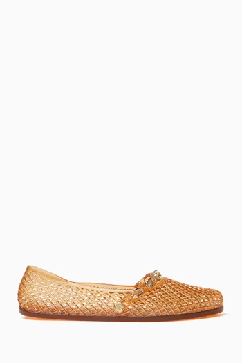 Iro Shell-embellished Ballet Flats