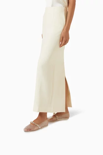Iro Shell-embellished Ballet Flats