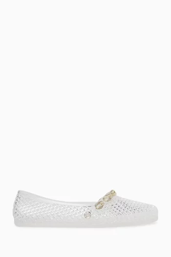 Iro Shell-embellished Ballet Flats