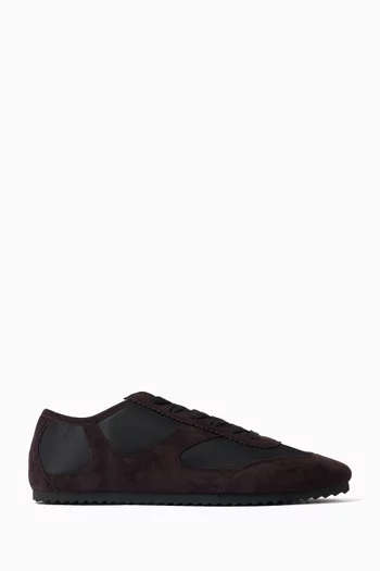 Adams Low-top Sneakers in Suede & Nylon