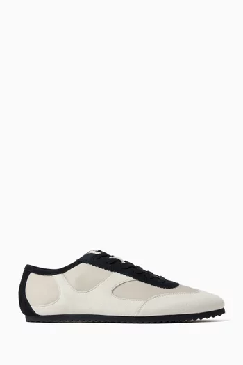 Adams Low-top Sneakers in Suede & Nylon