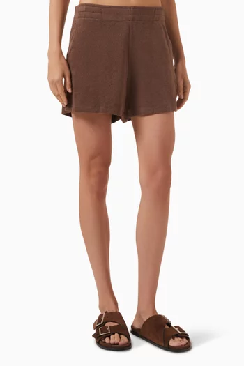 Logo Shorts in Terry