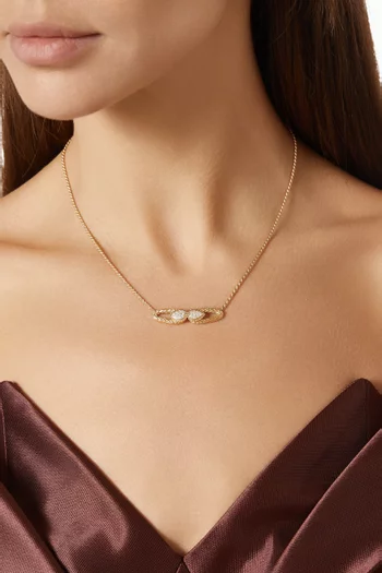 Serpent Boheme Diamond Necklace in 18kt Gold