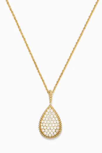 Serpent Boheme Diamond Necklace in 18kt Gold