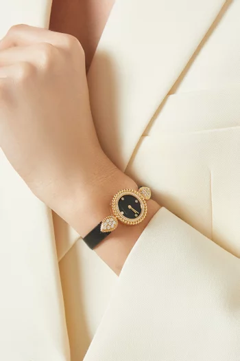 Serpent Bohème Diamond Watch in 18kt Yellow Gold, 23mm