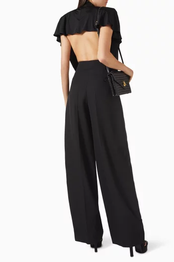 Open-back Power Bodysuit in Jersey
