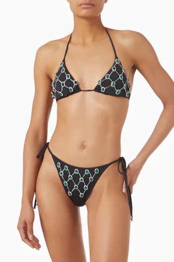 54th Embellished Bikini Set