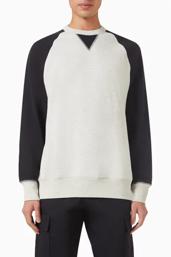 x Beckham Sweater in Cotton-knit