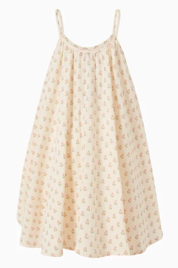 Coco Strap Dress in Muslin Cotton