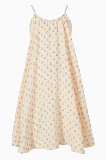 Coco Strap Dress in Muslin Cotton