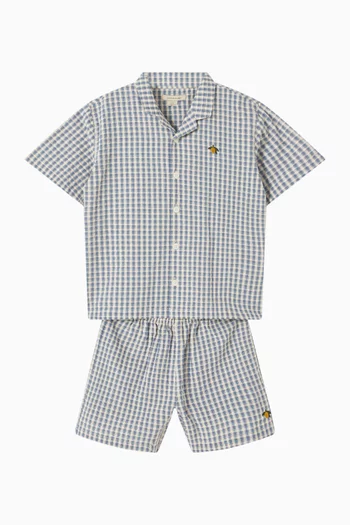 Kim Checked Shirt in Cotton