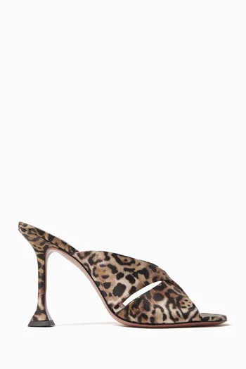 Salma 95 Slipper Mules in Satin