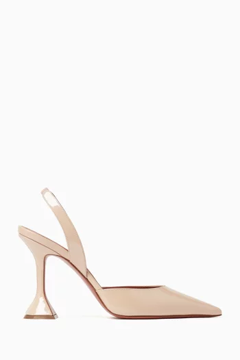 Holli 95 Slingback Pumps in Pearly Patent