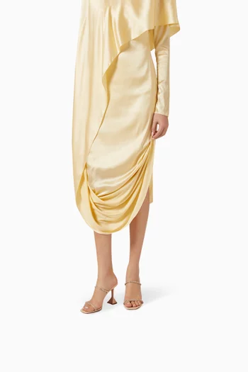 Gilda 95 Embellished Mules in Satin