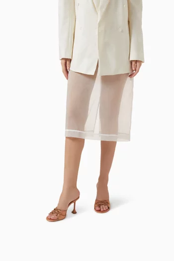 Eleonora 95 Mules in Leather