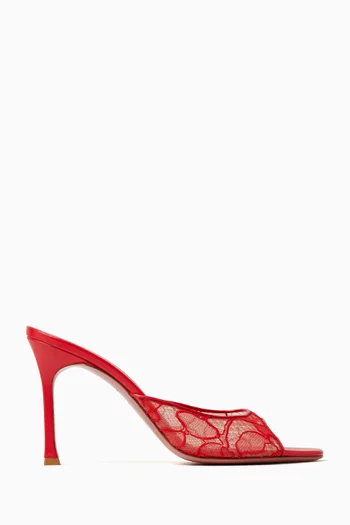 Alexa 95 Mules in Lace