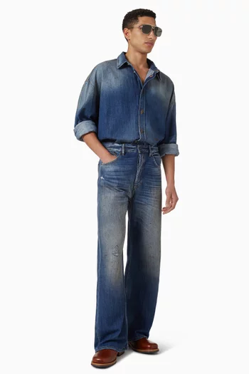 Button Up Shirt in Denim
