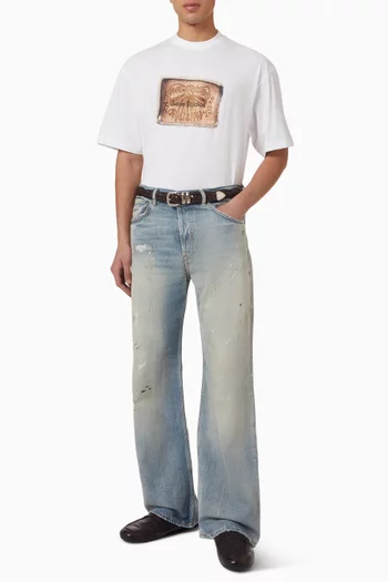 Bow Logo T-shirt in Cotton