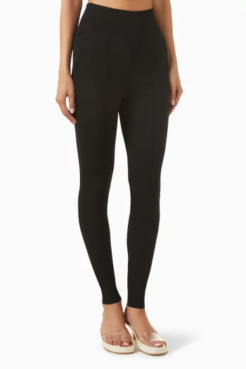 Logo Panelled Leggings