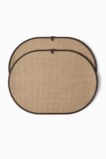 Raffia-effect Placemat, Set of 2
