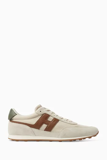 Athletic Sneakers in Suede